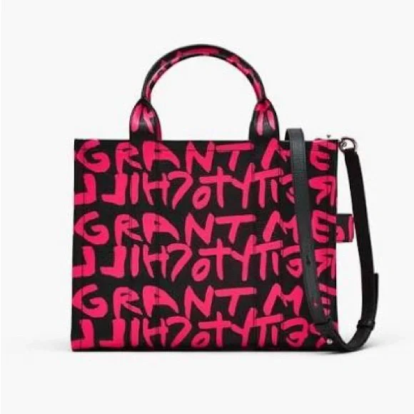 Marc Jacobs Stephen Sprouse leather tote bag NWT - Picture 9 of 11